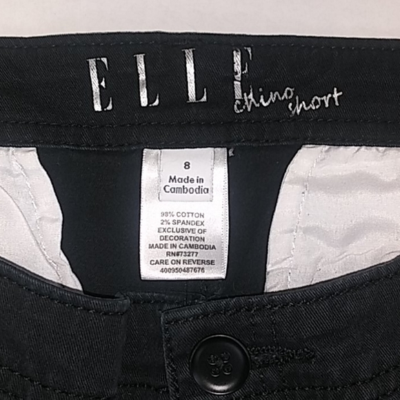 Ellle Black Chino Shorts - Picture 4 of 5